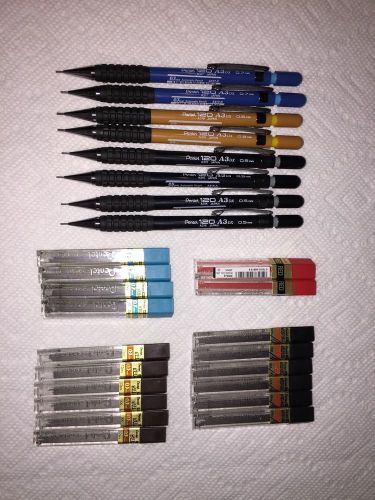 Large Lot Of Pentel Lead And Mechanical Pencils