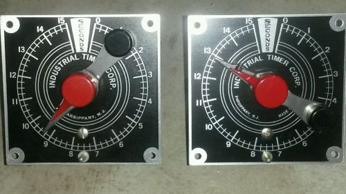 Two ITC industrial timer model H 15 second