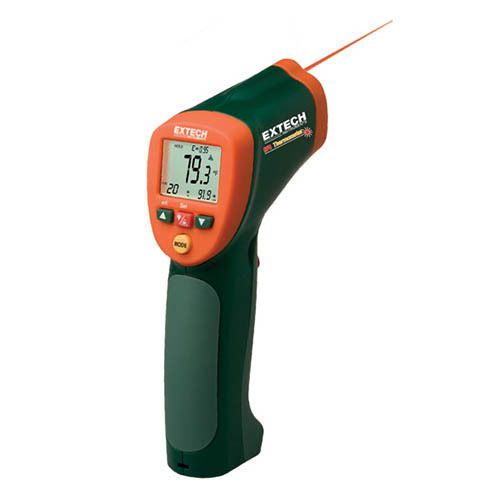 Extech 42515-t ir thermometer with pipe clamp probe for sale