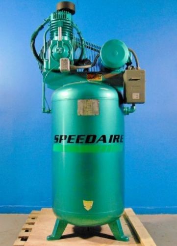 Speedaire 5z404 5hp 2stage air compressor refurbished 90 day parts only warranty for sale