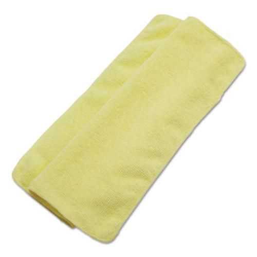 Unisan 16YELCLOTH Lightweight Microfiber Cleaning Cloths, Yellow, 16 X 16,