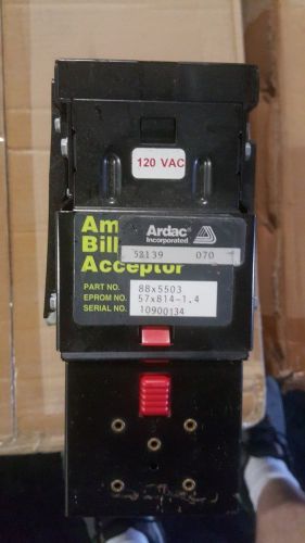 ARDAC 120 V DOLLAR BILL ACCEPTOR  MODEL 88X5503   USED