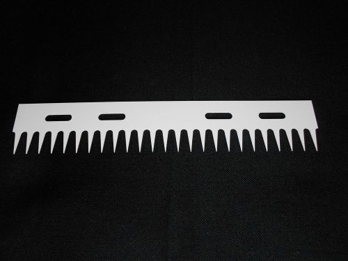 Sharktooth comb, DNA Electrophoresis,14 cm L, 0.4 mm Thick, 25 teeth, 2-4?l/slot
