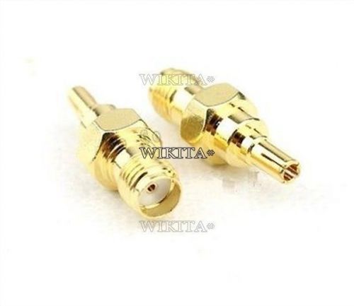 2pcs sma female to crc9 male rf adapter connector for 3g usb modem antenna