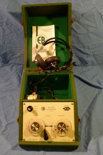 Eckstein Bros. Inc All Solid State Mini Audiometer  #EB-60A