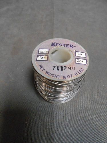 Vintage Kester 711790 60/40 Flux &#034;A&#034; #66 Core .031 Dia. Solder Wire