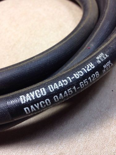 Dayco 04551-65128 round endless belt 9/16&#034;x 128&#034; solid black rubber for sale