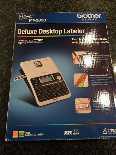 Brother P Touch Pt2030 Deluxe Desktop Labeler