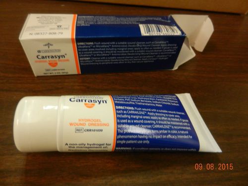 Carrasyn Hydrogel Wound Dressing Medline CRR101030 3oz tube New! 1pc