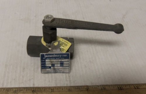 Jamesbury corp. - 1/4&#034; threaded ball valve for sale