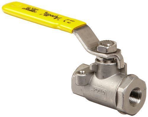 Apollo 76-100 series stainless steel ball valve  two piece  inline  lever  1/4&#034; for sale