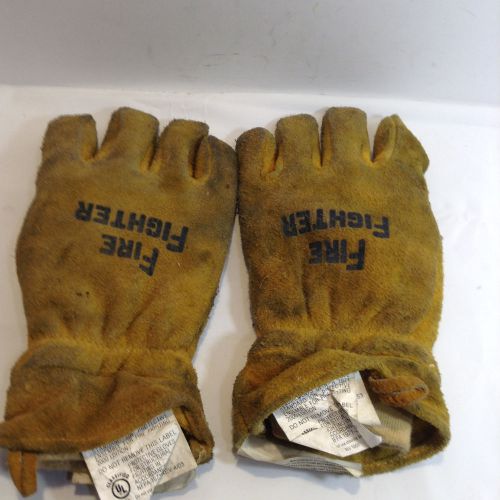 Fire fighter - firefighter gloves. size l the glove corporation for sale