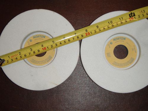 Lot of 2:norton 7&#034; x 1&#034; x 1-1/4&#034; grinding wheel 38a60-kvbe !sb! for sale