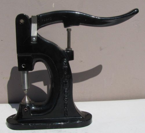 Stimpson 405 eyelet grommet fastener press machine for sale