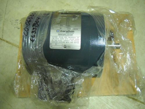 New marathon electric 3 phase 575v 1/6 hp ac motor 1725 rpm 56cz for sale