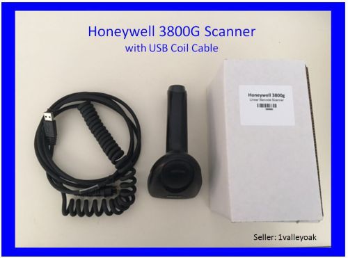 Honeywell 3800g Linear Barcode USB Scanner with Cable 3800G14E 3800G15E