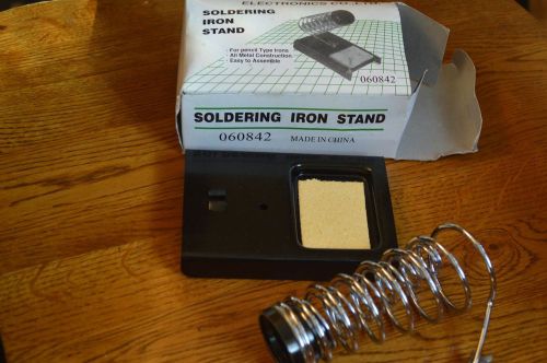 Soldering Iron Gun Stand Holder Support Station Metal Base Solder Sponge Wire !