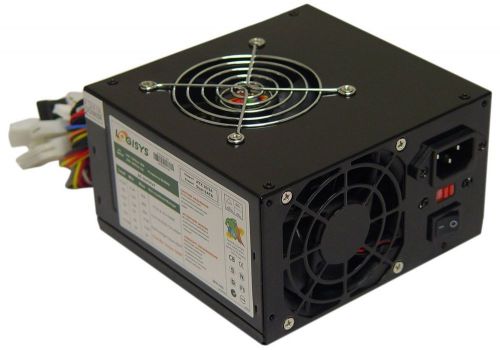 Logisys 550w 20/24-pin black dual fan switching power supply ps550a-bk for sale