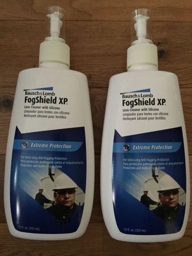 Bausch &amp; Lomb FogShield XP, Anti-fog, Lens Cleaner w/ Silicone 12 oz, 2-Pk