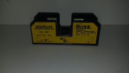 BUSS FUSE HOLDER BLOCK BM6031PQ NEW