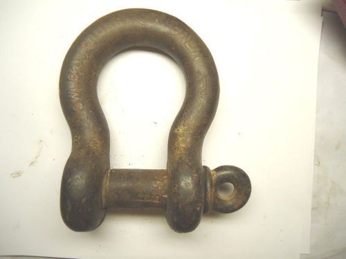 Crosby laughlin 8-1/2 ton 1&#034; clevis shackles for sale