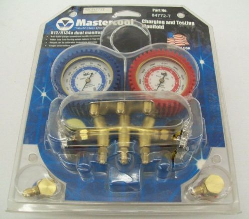 Mastercool 84772-T R12/R134a Charging and Testing Dual Manifold