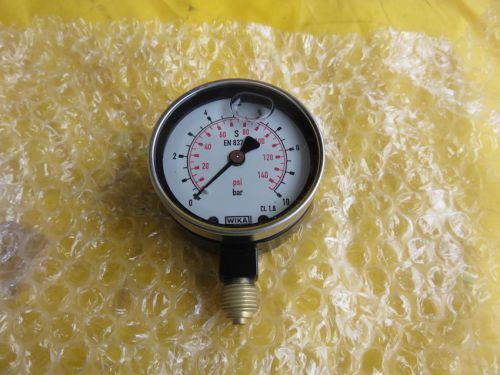 NEW WIKAI Manometer Meter 0-10 BAR Gauge Pressure NIB
