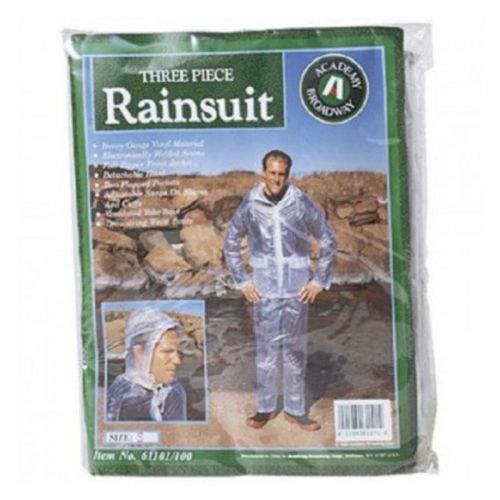 3pc lg clear rainsuit academy safety 61103 021082611038 for sale
