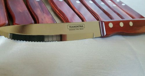 Tramontina 80009/105/52 Porterhouse Steak Knife - Dozen