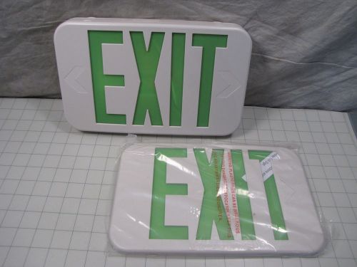 All-pro apx7g apx thermoplastic led exit sign self powered single or double face for sale