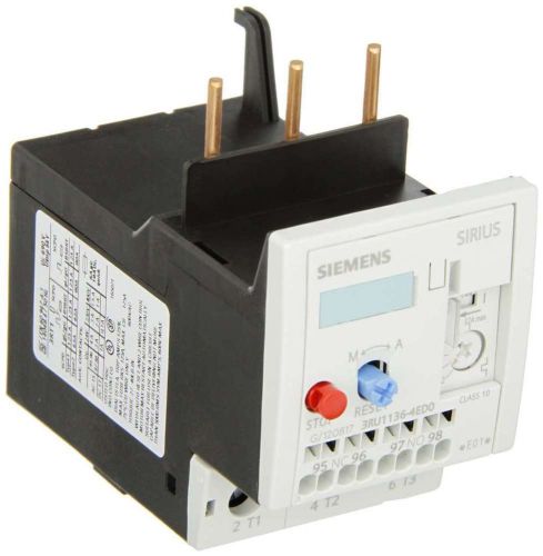 Siemens 3RU11 36-4ED0 Thermal Overload Relay, For Mounting Onto Contactor, Size