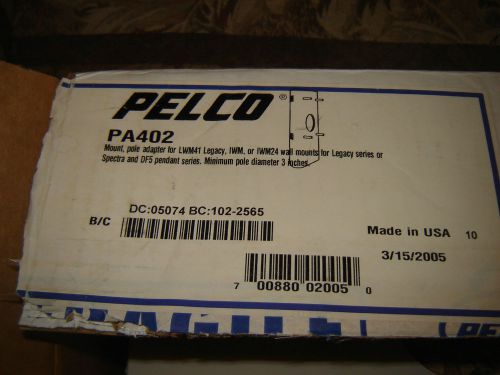 New pelco pa 402 pole mount for spectra domes for sale