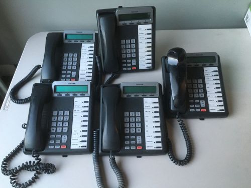 LOT OF 5 Toshiba Digital Business Telephone - Model DKT3210-SD