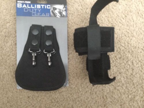 Key holder double scabbard ballistic duty gear #1113 + black nylon radio holder for sale