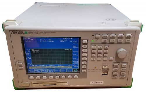 Anritsu ms9710c 600 - 1800nm opt 5 optical spectrum analyzer for sale