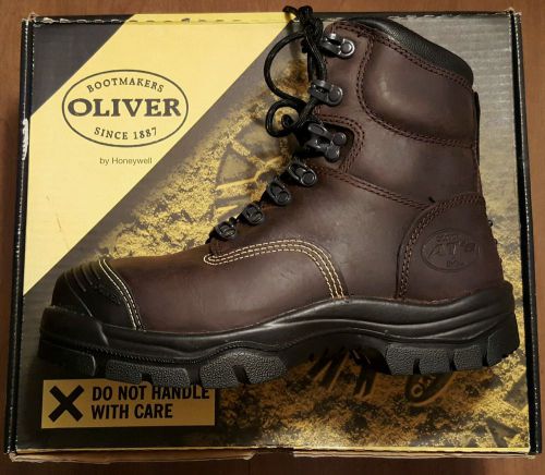 6&#034; Steel Toe Oliver by Honeywell Safety Work Boots 55231 Size 9