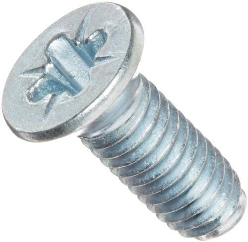 Small parts steel thread rolling screw for metal, zinc plated, 90 degree flat for sale