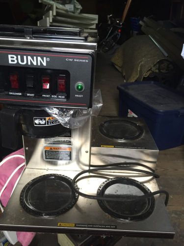Bunn automatic brewer, 12-cups, 3-burners, stainless steel (buncwtf153lp) for sale