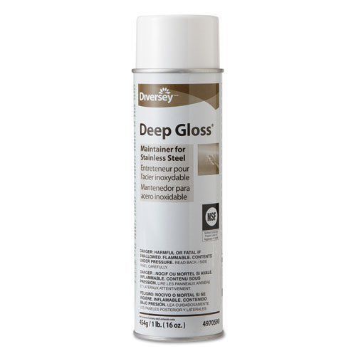 Diversey Care Deep Gloss Stainless Steel Maintainer, 16 oz. Aerosol... 117360