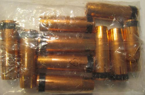 NEW 10-PACK ABICOR BINZEL 145.0085 MIG WELDING GAS NOZZLES CONICAL 26/38/401/501