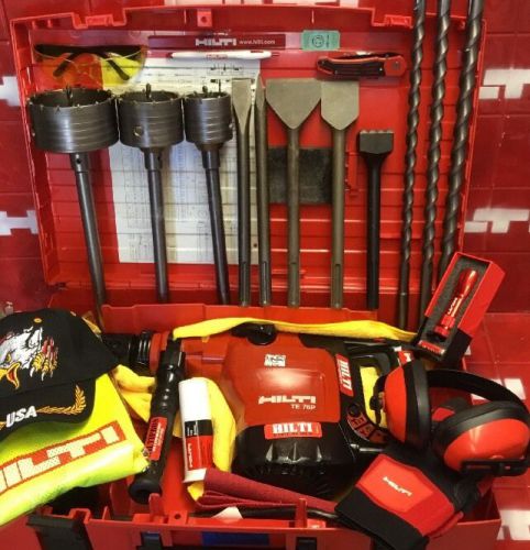 HILTI TE 76P, PREOWNED, EXCELLENT CONDITION, WITH WONDERFUL EXTRAS, FAST SHIP