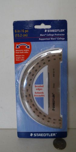 Staedtler 180 Degree Mars College Protractor - 6&#034; !!!