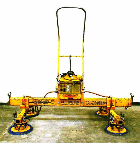2003 anver model e400m4-86-2/44 electric powered vacuum lifter, 3000 lb capacity for sale