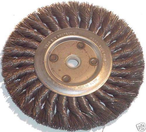 Two (2) 6&#034; milwaukee knot wire wheels #48-52-2510 for sale