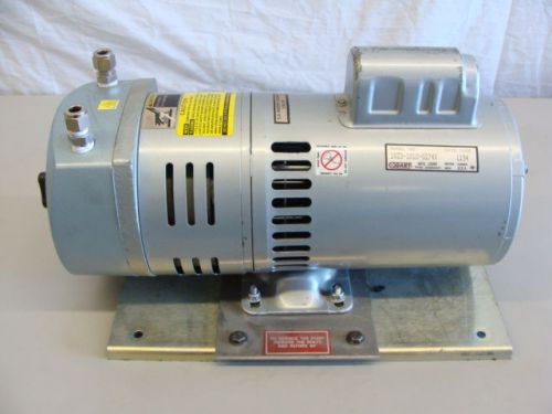 GAST 1023-1010-G274X 1/2HP Rotary Vane Vacuum Pump W/ Doerr LR22132 Motor!