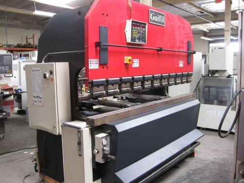 1990 guifil 110-ton x 8&#039; hydraulic up-acting press brake w/ cnc back gauge for sale