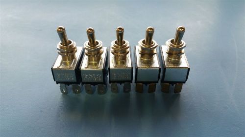 5 CARLING 80,000 SERIES TOGGLE SWITCHES LR39145