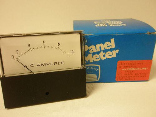 General Electric AC Panel Meter   0-10 AC Amps