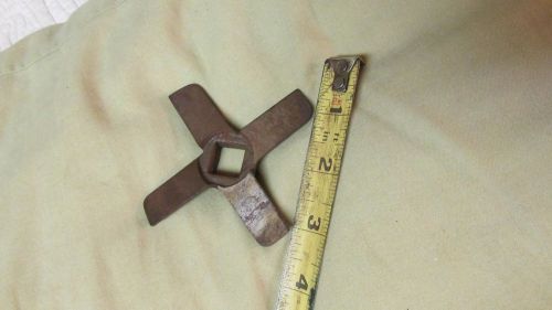 Vintage Hook Eye  Meat Grinder Blade