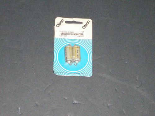 Crossover Capacitors 12 mfd 50V - package of 2